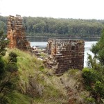 Les restes du pénitencier de Sarah Island