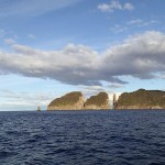 The Lanterns dont l’aiguille du Candlestick (120m) et le cap Hauy