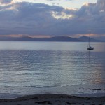 Le mouillage exposé de Darlington Bay (au Nord de Maria Island)