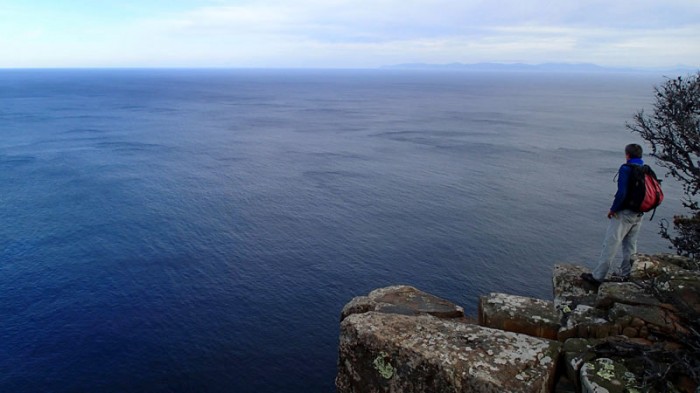 South Bruny Island et tout à D la pyramide de l’Adamsons Peak (1224m)