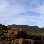 Le Mt Brown (173m) en arrière-plan