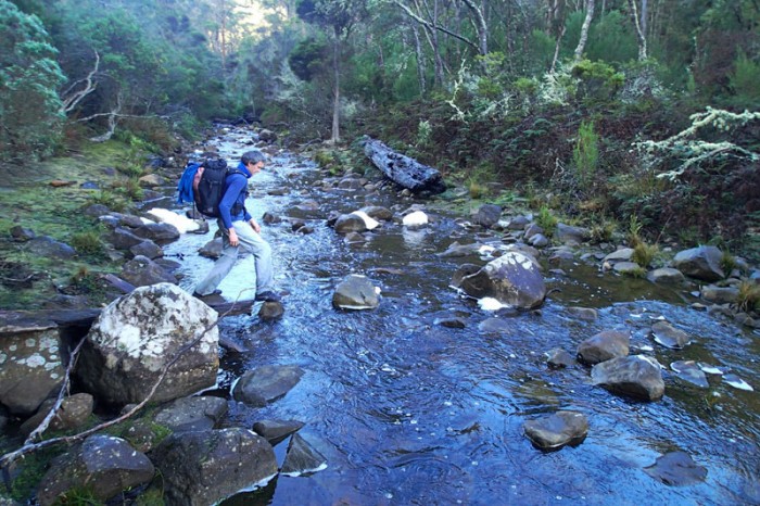 Denmans Creek, point de départ officiel du Three Capes Track