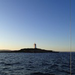 L'obélisque du phare d’Iron Pot