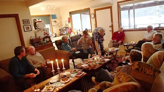 Les festivités pour mes 47 ans chez Tim et Carol