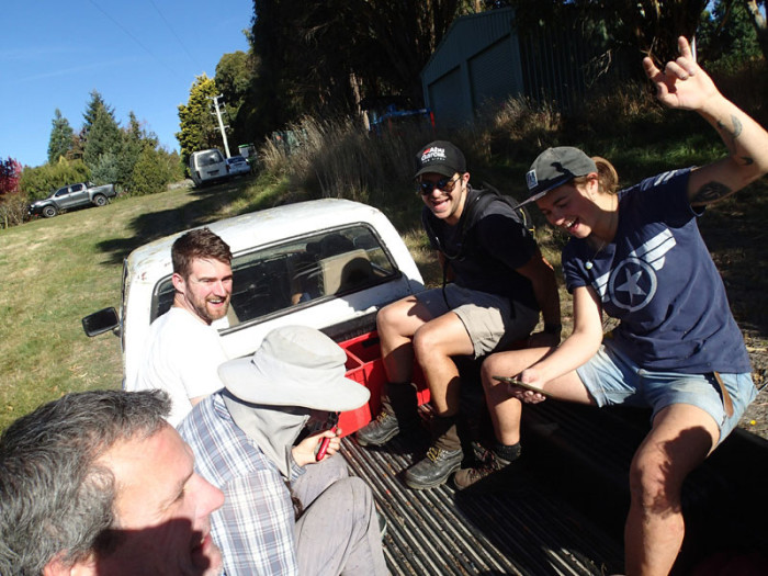 Une équipe restreinte de joyeux pickers !