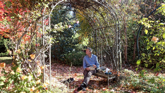 Un décor magique pour la pause midi, merci Bob !