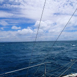 L’Envol doublant Pot Boil Shoal, Babel Island à D du bas-hauban