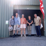 Carina et moi, Jenny, Annette et Tim – Merci Beauty Point Cherries !