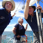 En croisière dans la Tamar sur leur voilier Patience