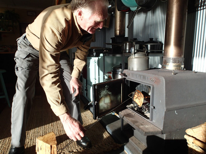 … toasts au feu de bois