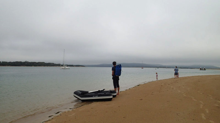 1er stop sur la côte Nord de Tasmanie, Port Sorell (Rubicon River)