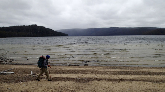 J4 Le long des 13Km du lac St Clair, jusqu’à retrouver la route