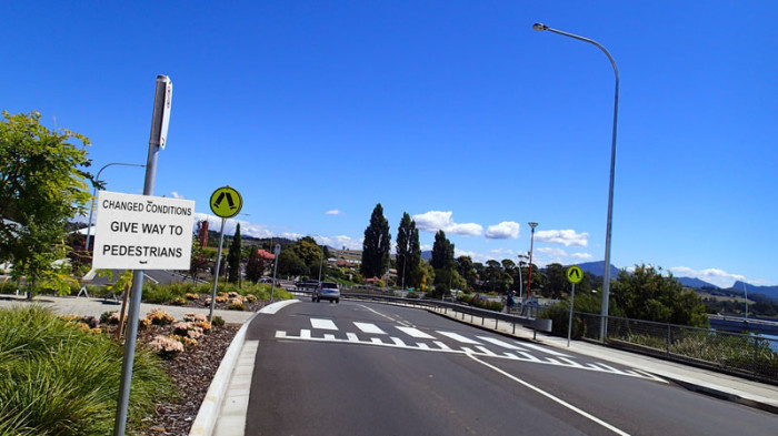 … à Ulverstone (Leven River), notre 2e stop, le bon sens retrouvé !