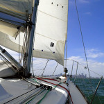 Cap sur Melbourne au fond de la Port Phillip Bay