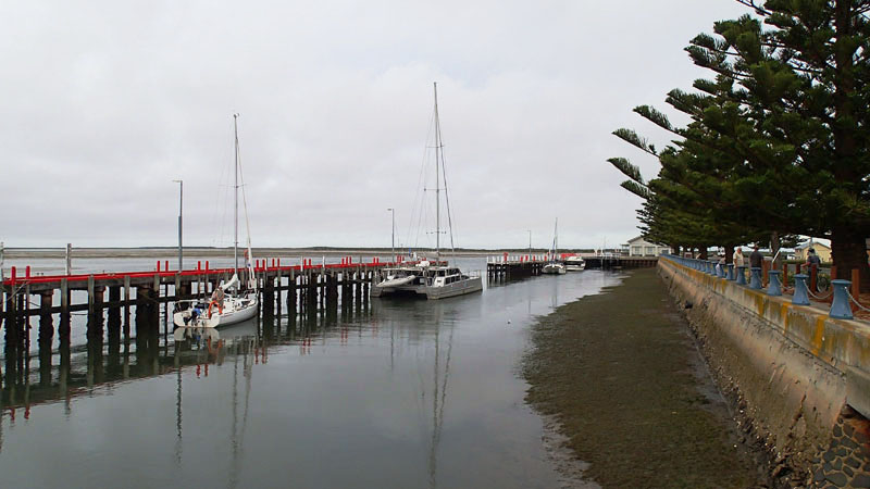 Le wharf ajouré de Port Albert