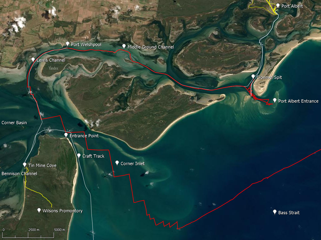 Plan d’évasion de Port Albert (SASPlanet, Yandex z13)