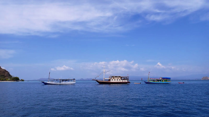 Charter-phinisis en tournée sur l’île Kanawa (entre Flores et Komodo)