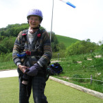 A 60 ans, baptême de parapente à St-Hilaire-du-Touvet en 2006