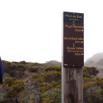 Brouillard au Piton de Bert (2260m), notre objectif pique-nique