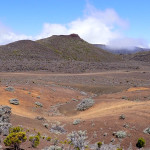 La poussière marbrée du plateau