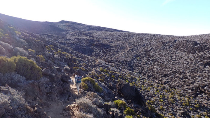 … puis encore 600m pour atteindre la crête sommitale !