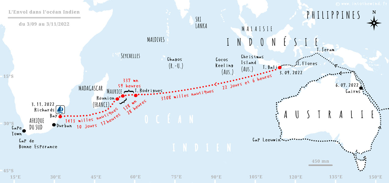 L’Envol dans l’océan Indien