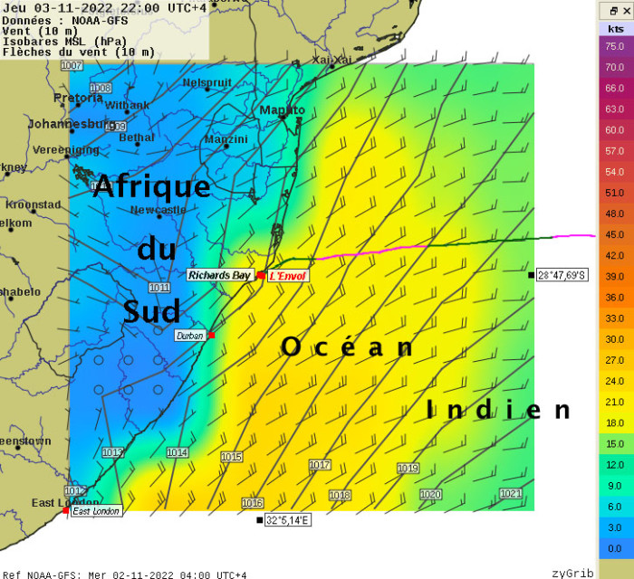 +3H, J11, 3/11 à 22:00 – Atterrissage en douceur à Richards Bay